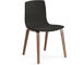 aava polypropylene chair with wood legs - 1