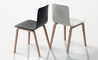 aava polypropylene chair with wood legs - 2