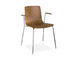 aava wood shell chair with 4 leg base - 2