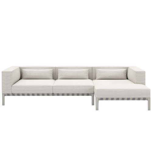 able outdoor large sofa with chaise