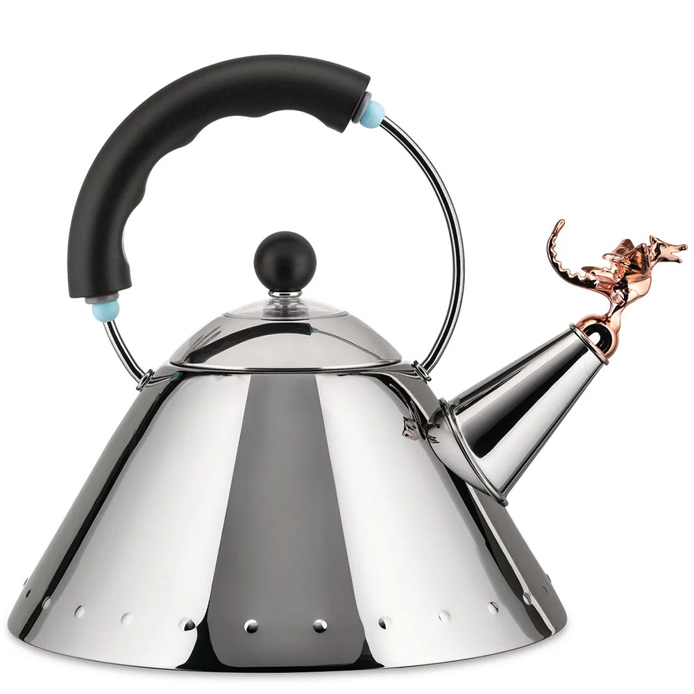 alessi 9093 michael graves tea rex kettle