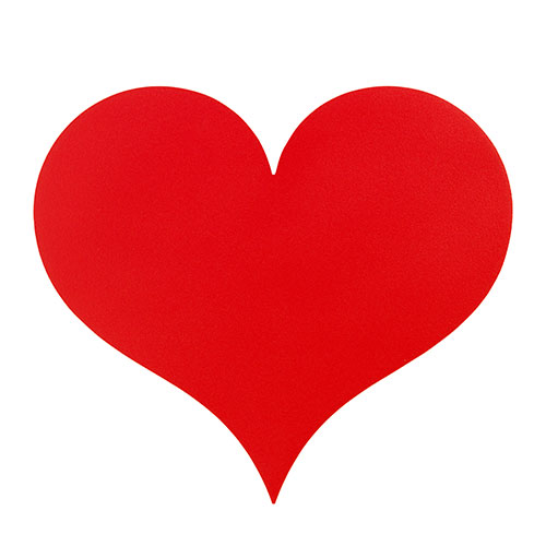 alexander girard metal wall relief little red heart