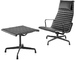 eames® aluminum group lounge chair & ottoman - 4