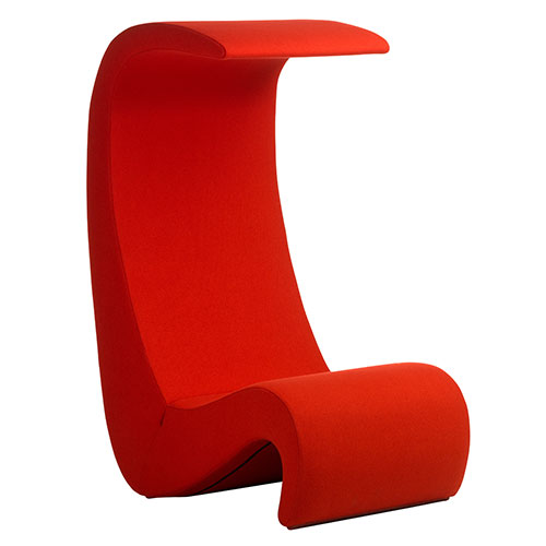 panton amoebe highback chair