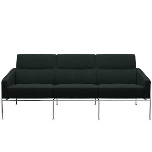 arne jacobsen series 3300 3 seat sofa