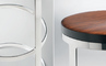 aro stool with wood seat - 6