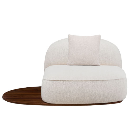 Azores Faial Armless Lounge Chair