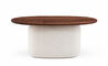 azores graciosa oval side table - 1