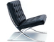 knoll barcelona chair chrome plated - 1