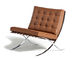 knoll barcelona chair chrome plated - 2