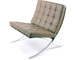 barcelona chair hand polished stainless - 2