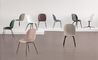 beetle dining chair with conic base - 6