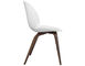 beetle dining chair with wood base - 2