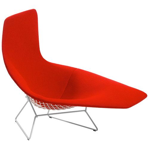 bertoia asymmetric chaise lounge