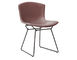 bertoia leather covered side chair - 2