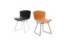 bertoia leather covered side chair - 4