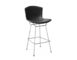 bertoia leather covered stool - 3