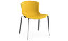 bertoia molded shell side chair with stacking base - 2