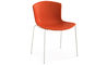 bertoia molded shell side chair with stacking base - 3