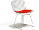 bertoia side chair with seat cushion - 3