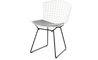 bertoia two tone side chair with seat cushion - 2