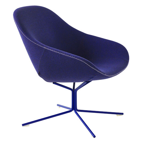 beso lounge chair with star base