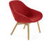 beso lounge chair with wood base - 1
