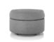 bevel rounded ottoman - 1