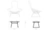 bird ottoman only - 12