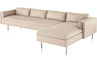 bolster 3 seat sofa with chaise - 3