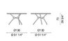 branch 51" round dining table - 7
