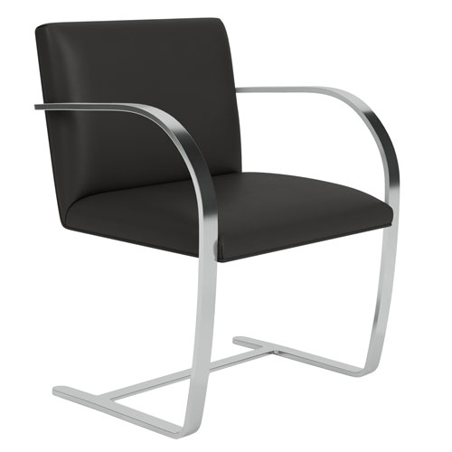 brno chair with flat bar frame