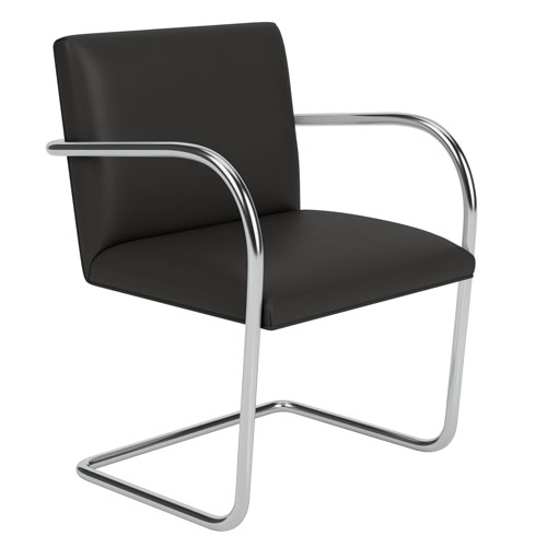 brno chair with tubular steel frame