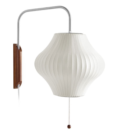 nelson bubble lamp wall sconce pear