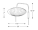 nelson™ bubble lamp wall sconce saucer - 3