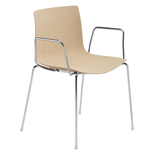 catifa 46 four leg wood armchair