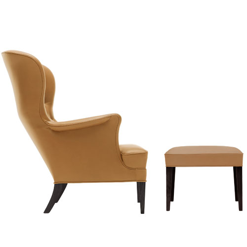 fh419 heritage lounge chair & ottoman