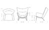 ch445 wing lounge chair - 10