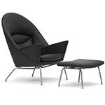 ch468 oculus lounge chair & ch446 footrest