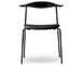 hans wegner ch88p stacking chair with upholstered seat - 2
