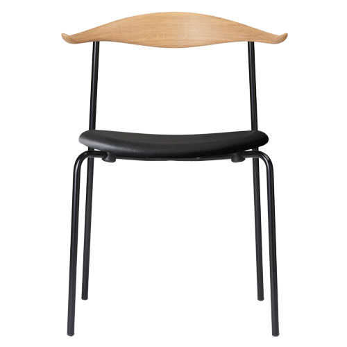 Hans Wegner CH88P Stacking Chair with upholstered seat
