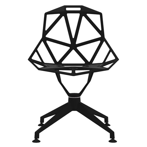 Chair_One with 4 star swivel base