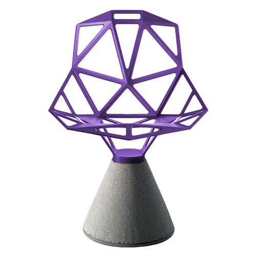 Chair_One with concrete base