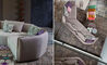 chamfer 3 seater sofa - 8