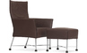 charly lounge chair & ottoman - 1
