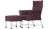 charly lounge chair & ottoman - 2