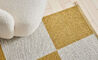 checkerboard icon woven rug - 6