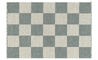 checkerboard icon woven rug - 3
