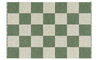 checkerboard icon woven rug - 2