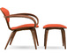 cherner lounge arm chair & ottoman - 1